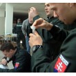 Zamestnanci ministerstva vnútra pomáhajú budovať Národný register darcov kostnej drene - Bratislava, Nemocnica Sv. Michala, 17. marec 2016